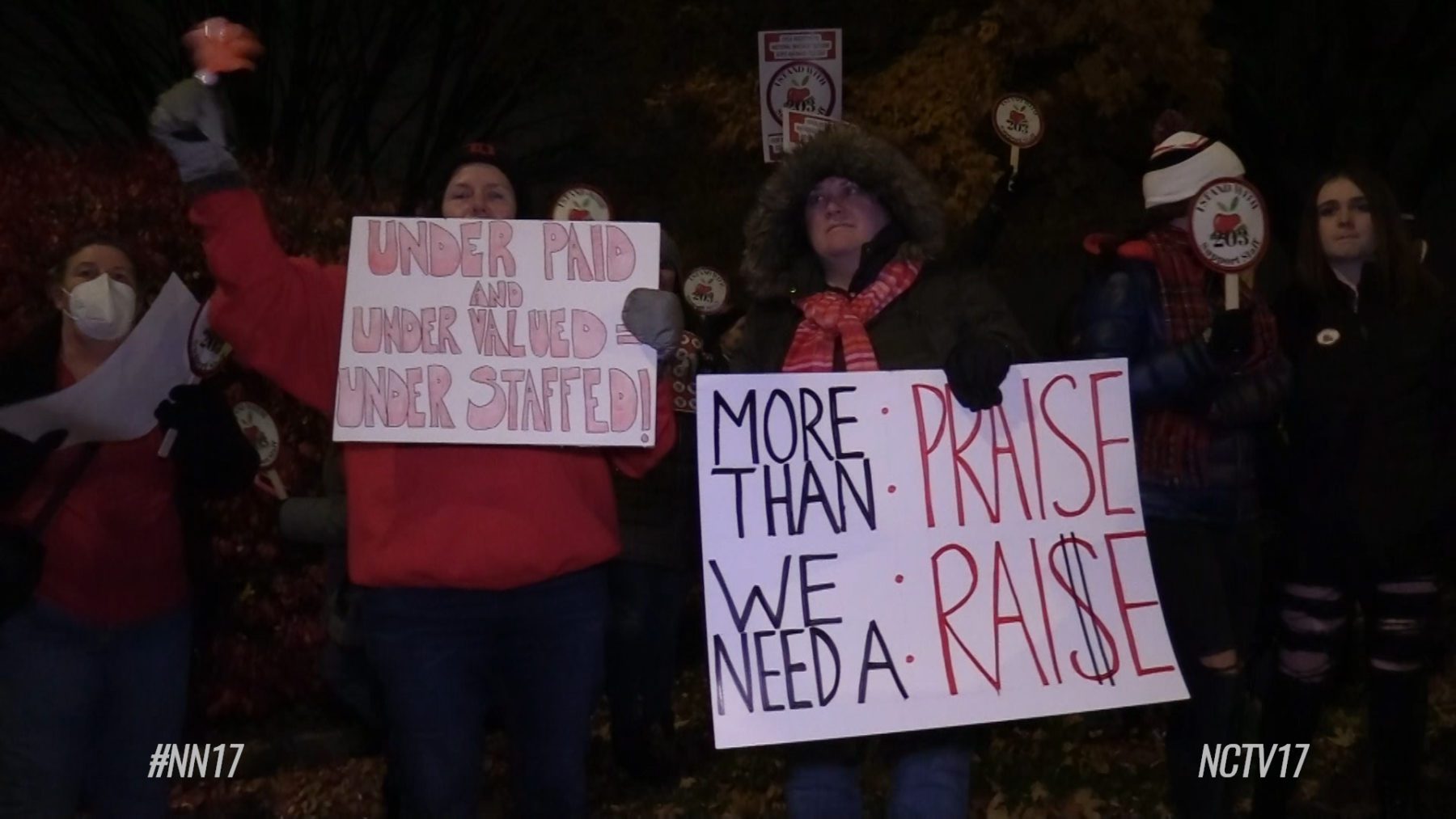 NESPA Rally, Negotiations with District 203 “Move in the Right Direction”
